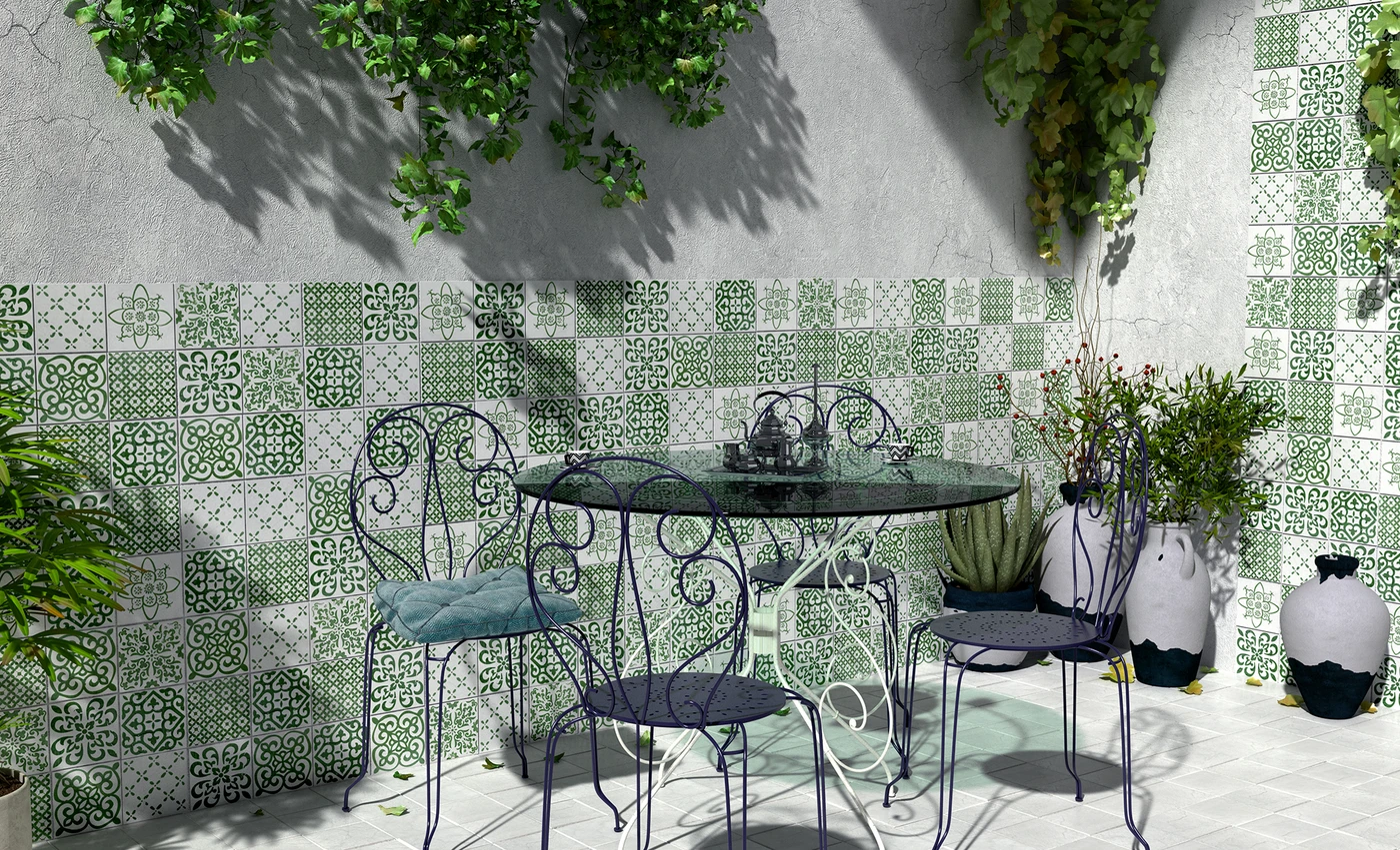 Kairouan 15 × 15 cm — Porcelain tile