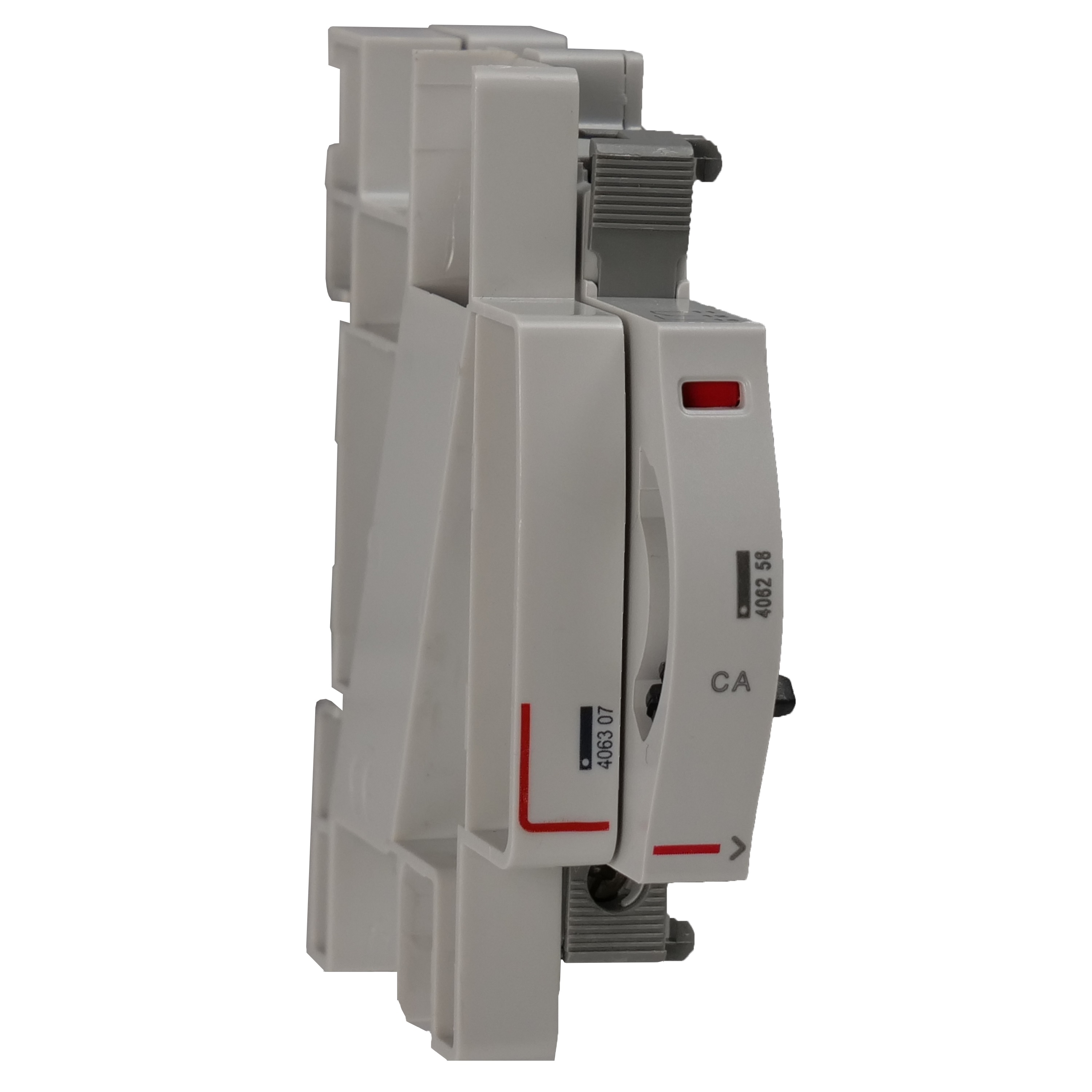 Legrand auxiliary contact — 8.9 modules, IP20, Grey — 092821