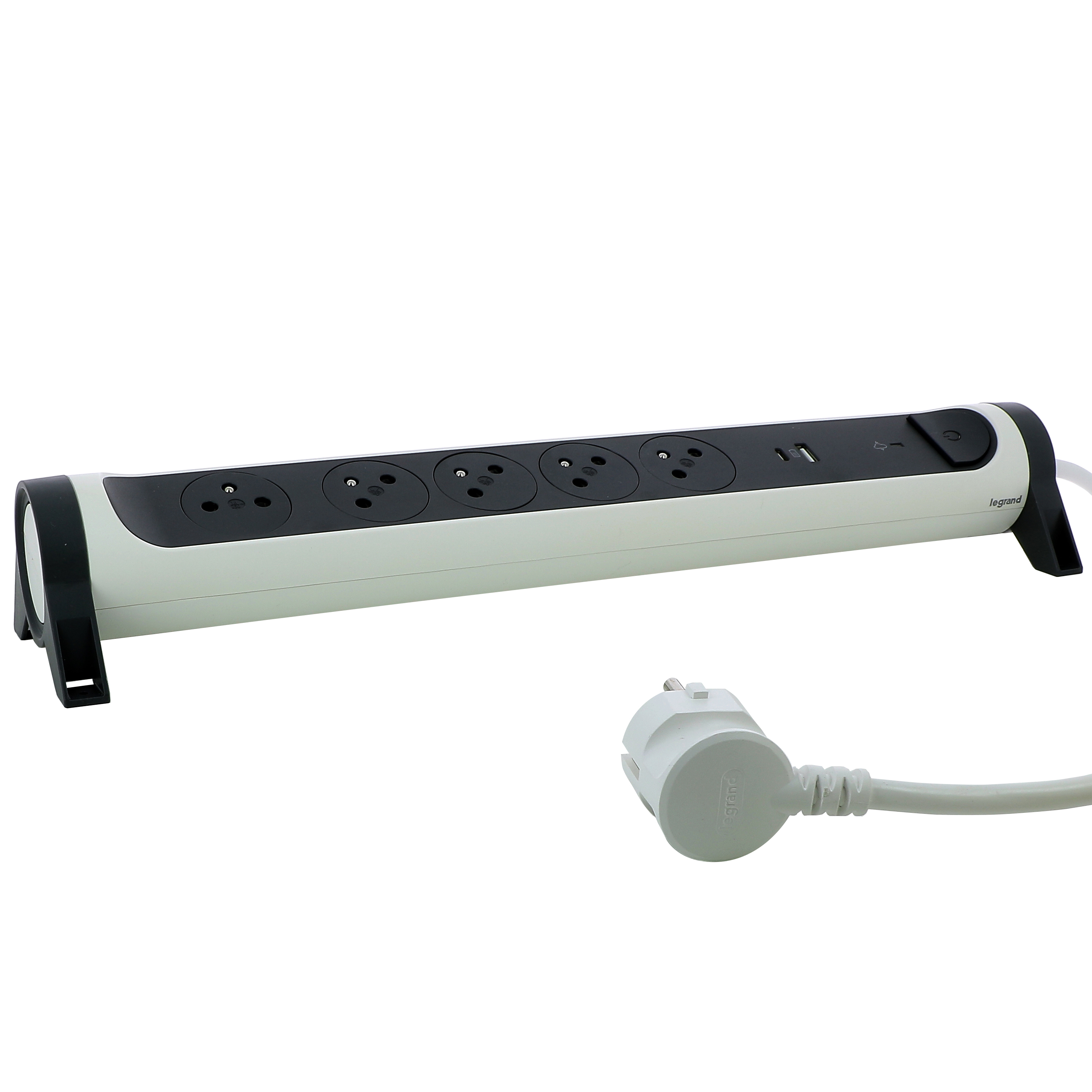 Legrand extension lead — IP20, White — 049421
