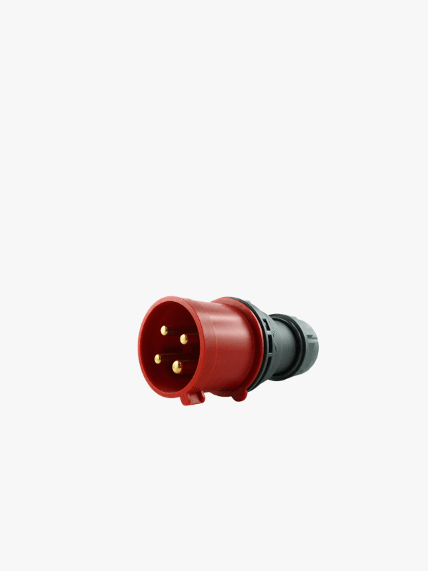 3P+E male plugs