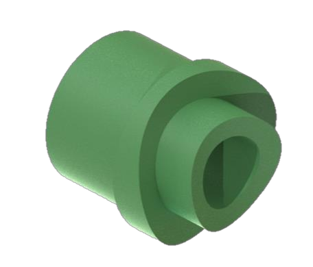 PPR weld-in saddle — Ø 200-125