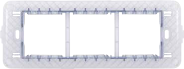 STIEL ALPHA 6-module rectangular mounting frame - 706/R