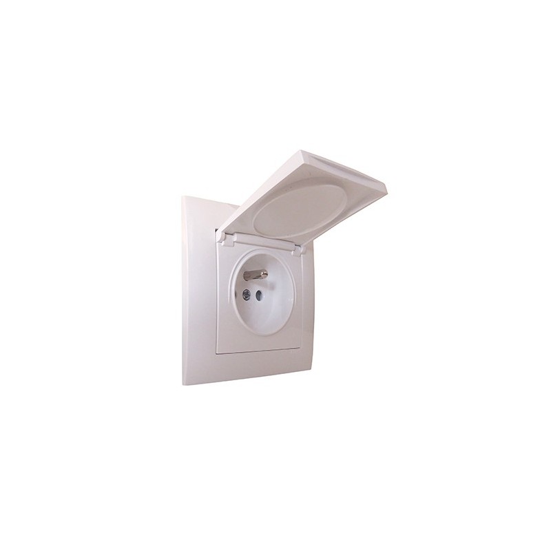 Weatherproof range white 2 modules SOMEF