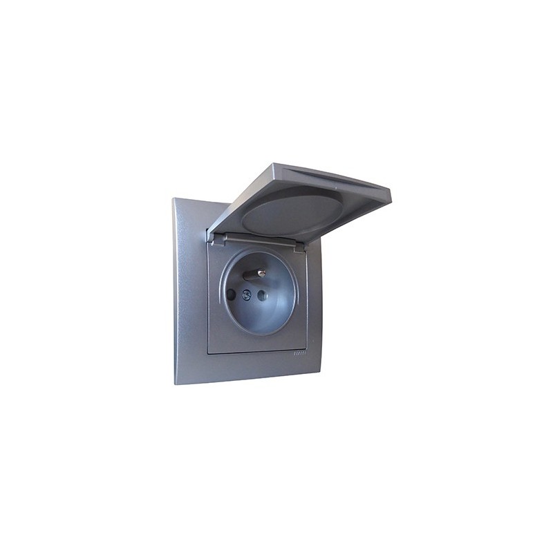 Weatherproof range grey 2 modules SOMEF