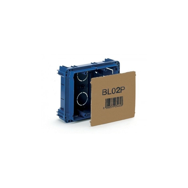 Flush mounting box rectangular 3+3 modules SOMEF