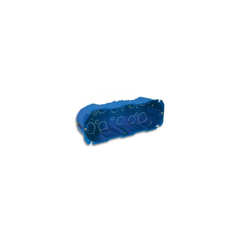 Flush mounting box rectangular 6 modules for light partition SOMEF
