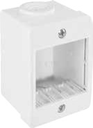 STIEL ALPHA 2-module surface mounting enclosure - 7502