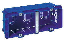 6-module rectangular flush-mounting box SOMEF