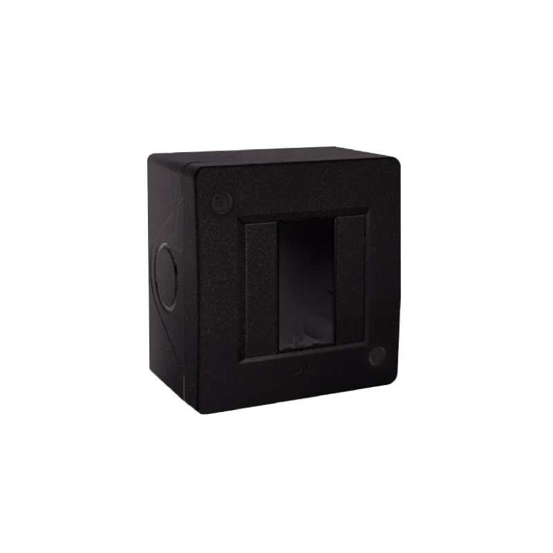 Boîte apparente noir mat 1 module SOMEF