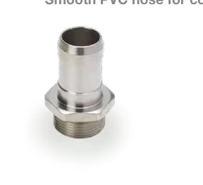 Metal fittings — smooth PVC hose for conduits 6057
