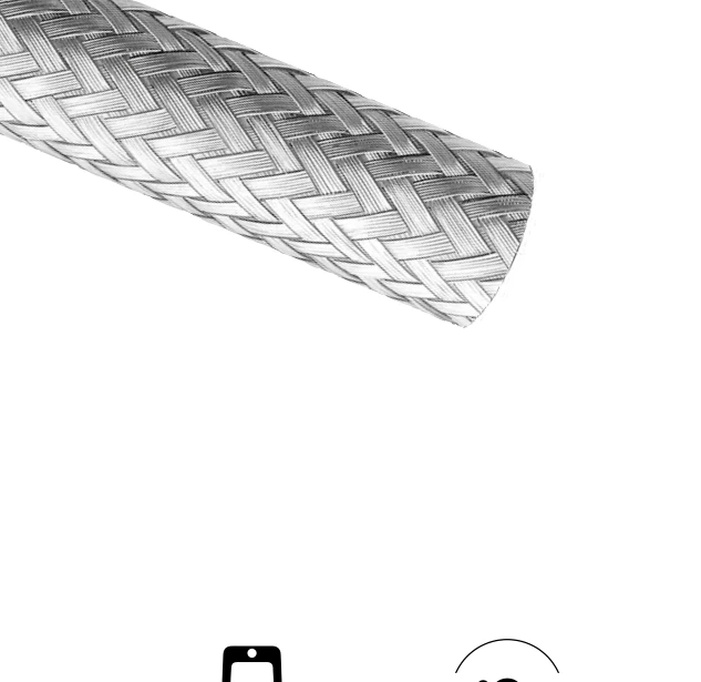 Braided sleevings — made in galvanized steel 60gedu