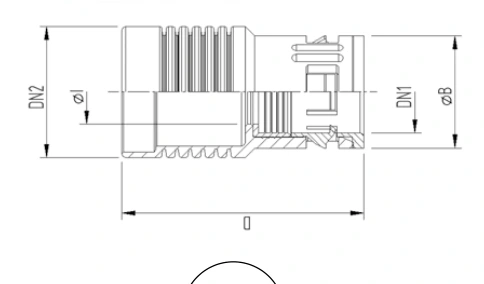 Polyamide fittings — panel mount 5052