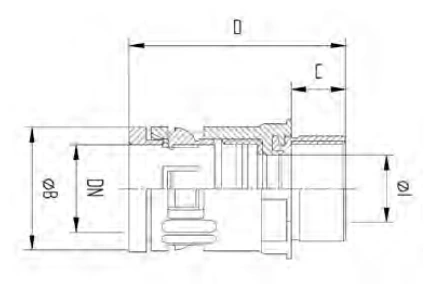 Quick-coupler connectors in polyamide — straight metallic female thread 5112m / 5110
