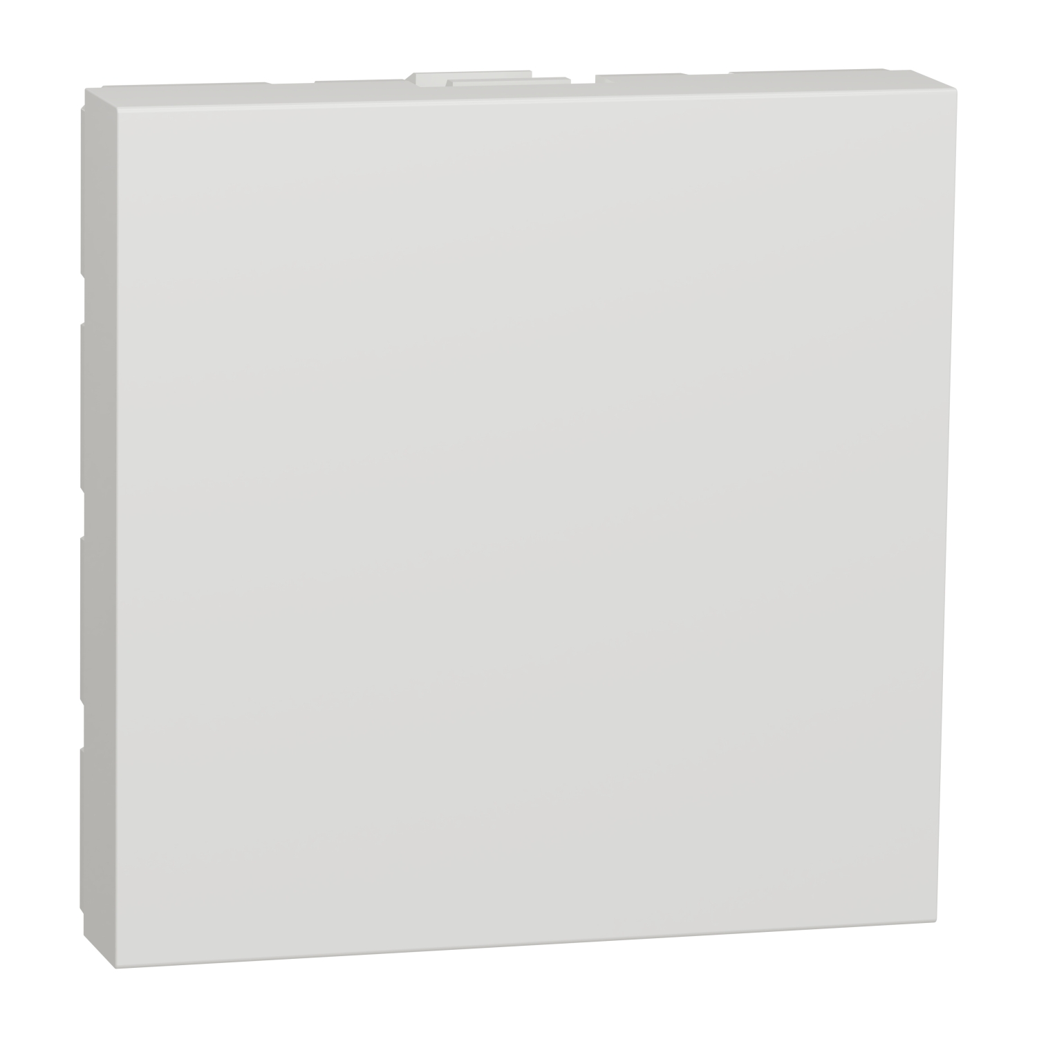 New Unica NU986618 blind cover — white — Schneider Electric