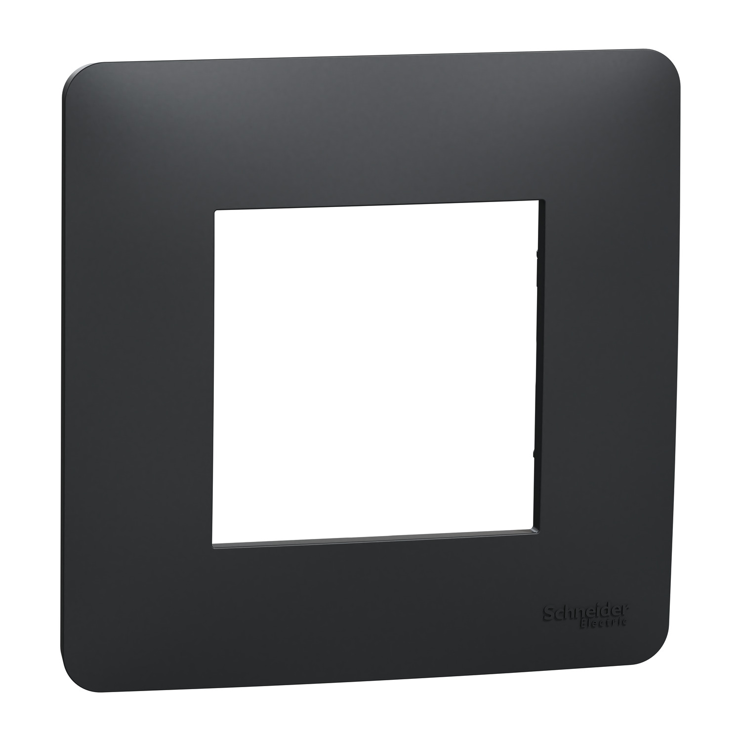 New Unica NU200254 cover frame — anthracite — Schneider Electric