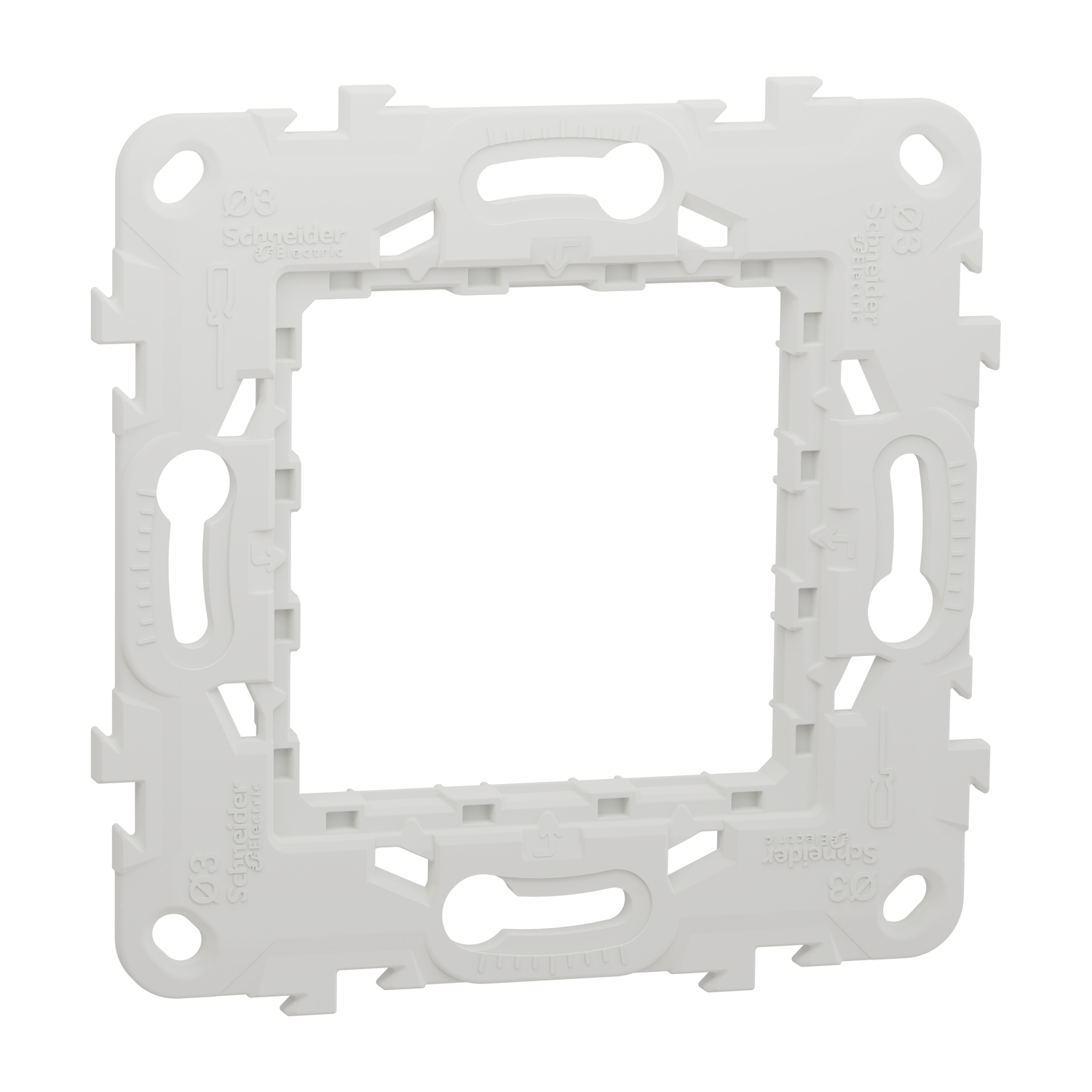 New Unica NU7002P fixing frame — Schneider Electric