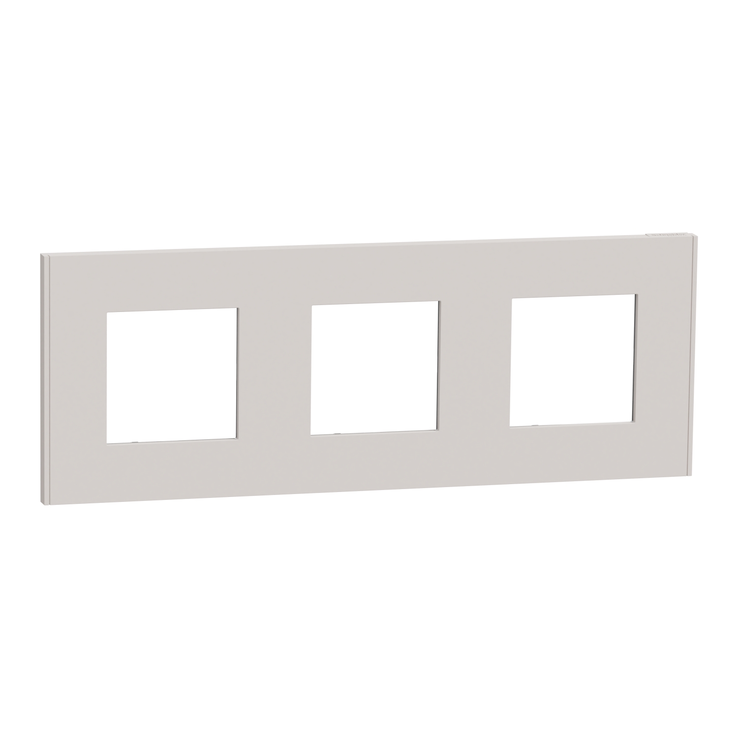 New Unica NU600624 cover frame — light grey — Schneider Electric