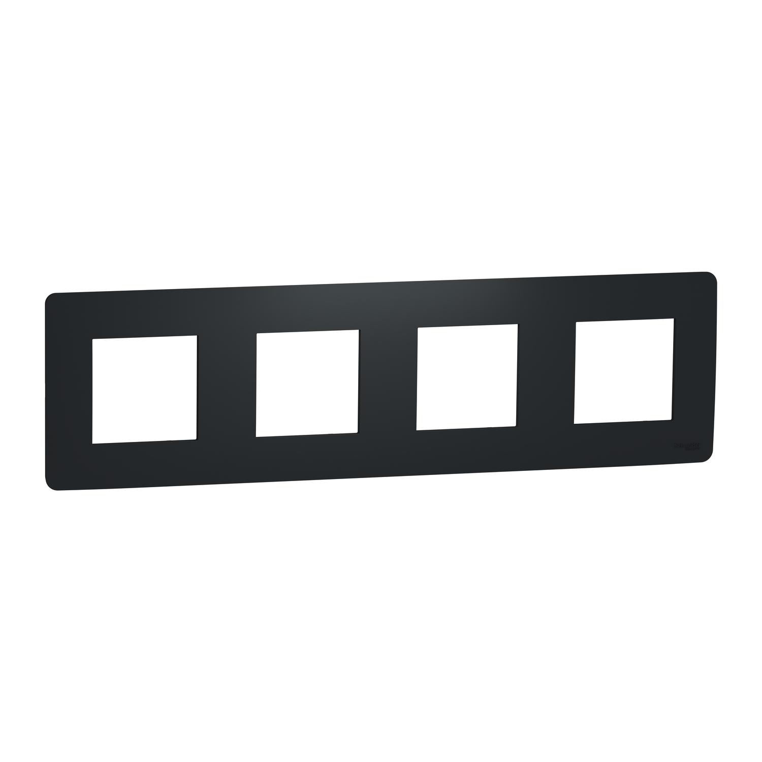 New Unica NU200854 cover frame — anthracite — Schneider Electric