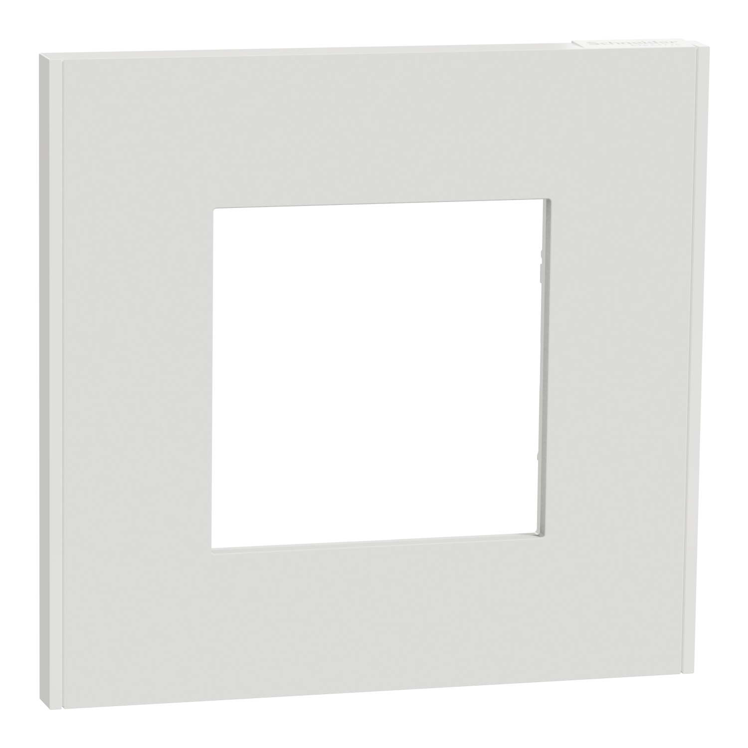 New Unica NU600218 cover frame — white — Schneider Electric