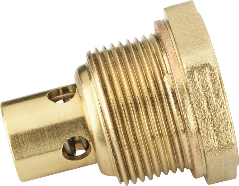 SOPAL — LPG camping valve with hexagonal head and straight thread — 2582A01