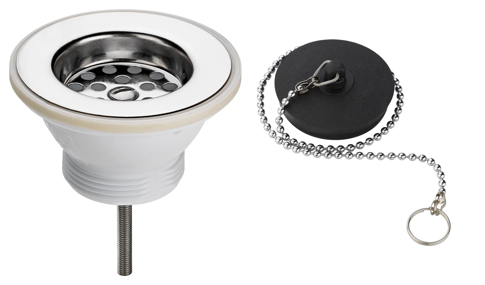 SOPAL — Screw-type waste + chain — 1919A10