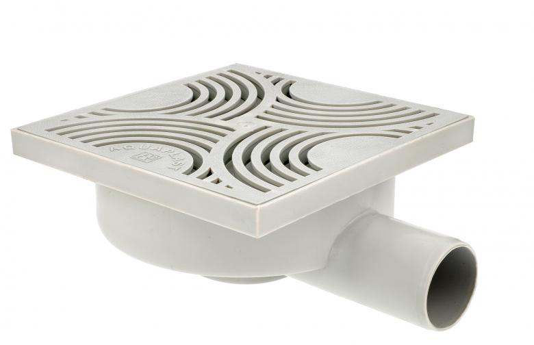 Floor drain with plastic grate — SOPAL