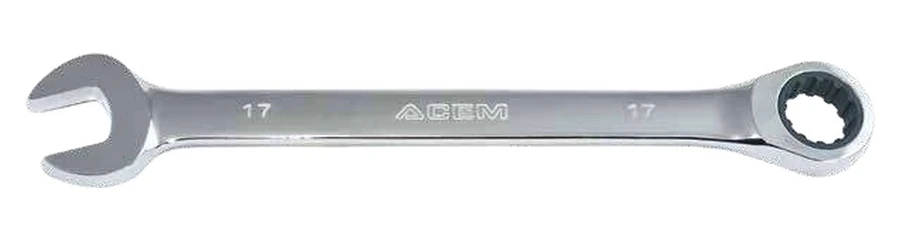 Combination spanner ratcheting by ACEM — 120800