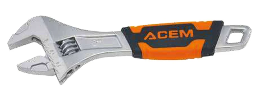 Adjustable wrench coated grip by ACEM — 121420