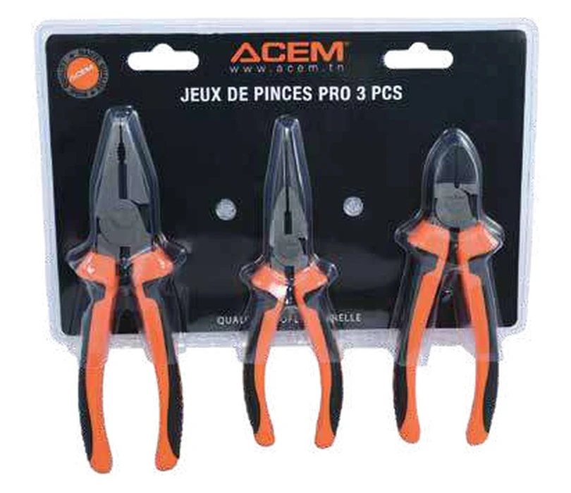 Jeu de pinces PRO ACEM — 598700