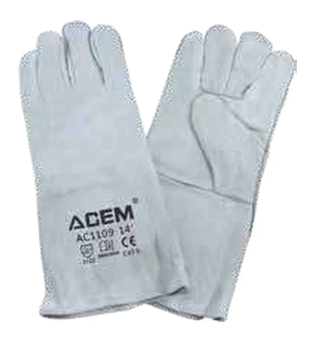Welding gloves in leather all split cowhide by ACEM — 121109