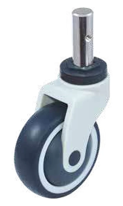 Medical caster in nylon with axle m21.5x55mm by ACEM — 801400
