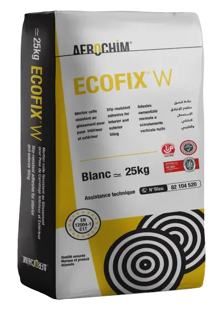 ECOFIX W white C1T tile adhesive
