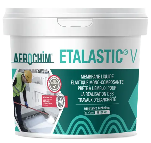 ETALASTIC V liquid membrane beneath tiles