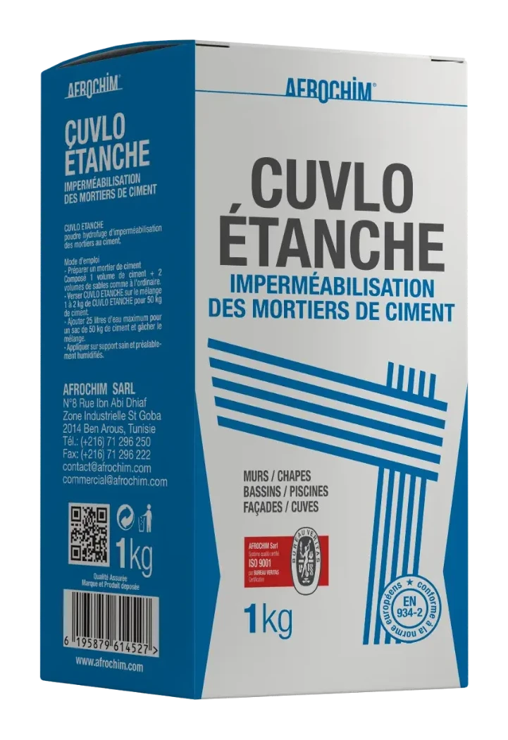 CUVLO ETANCHE powdered mortar waterproofing admixture