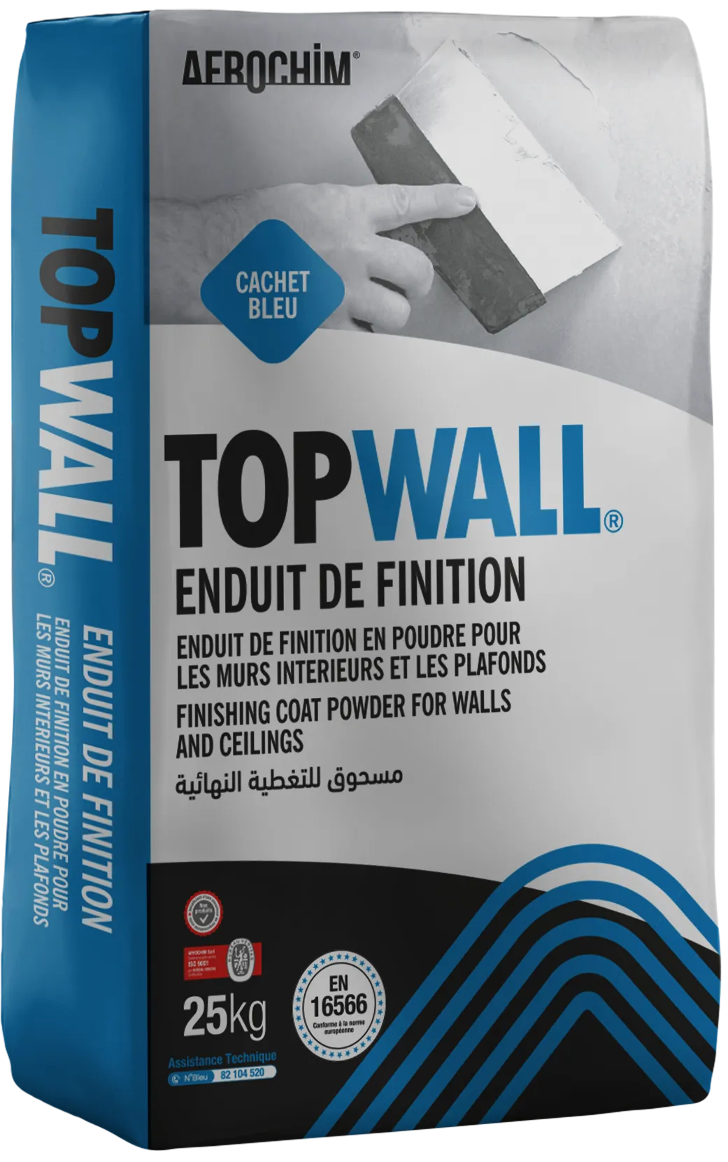 TOPWALL CACHET BLEU interior smoothing compound