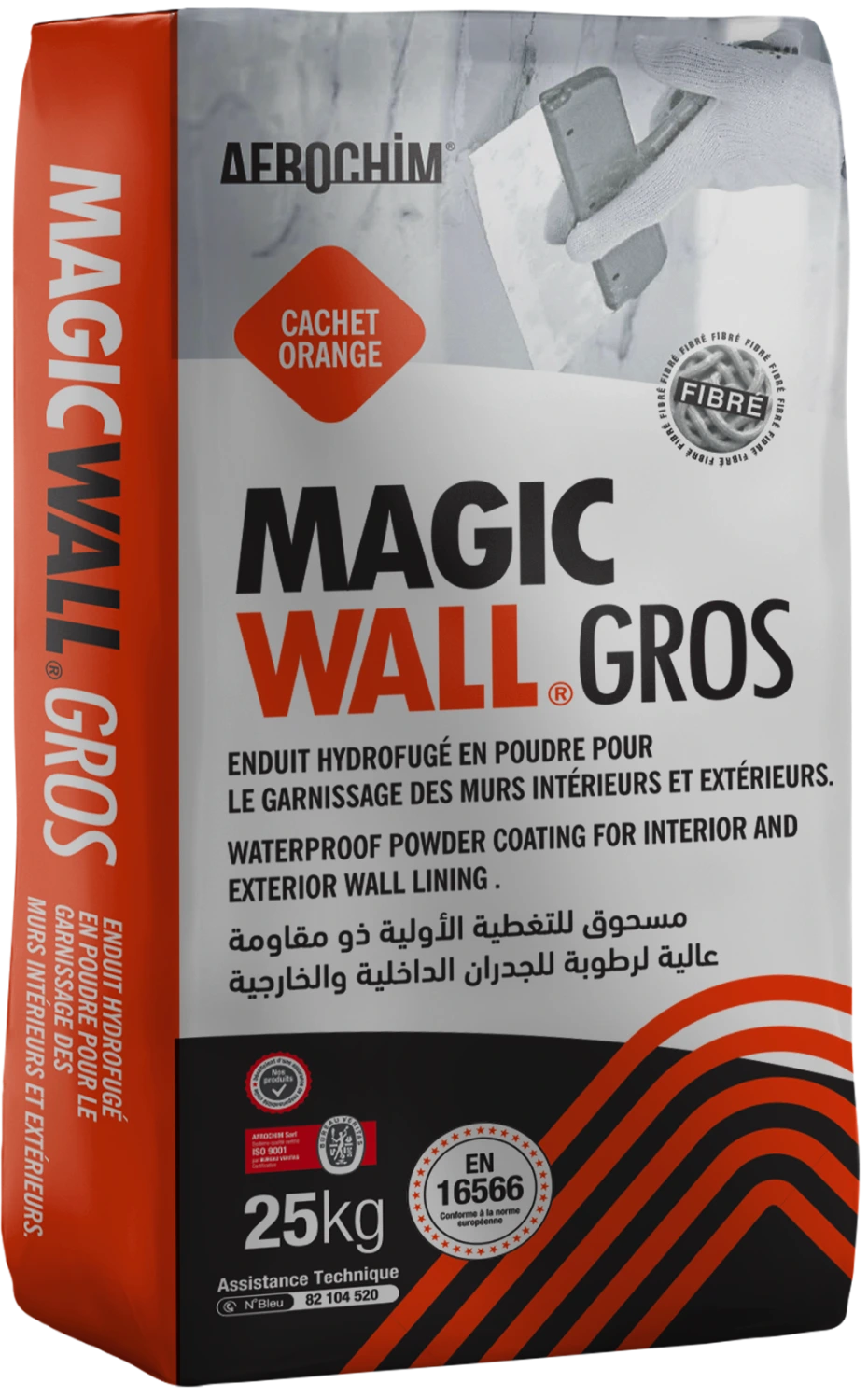 MAGIC WALL GROS water-repellent filling render