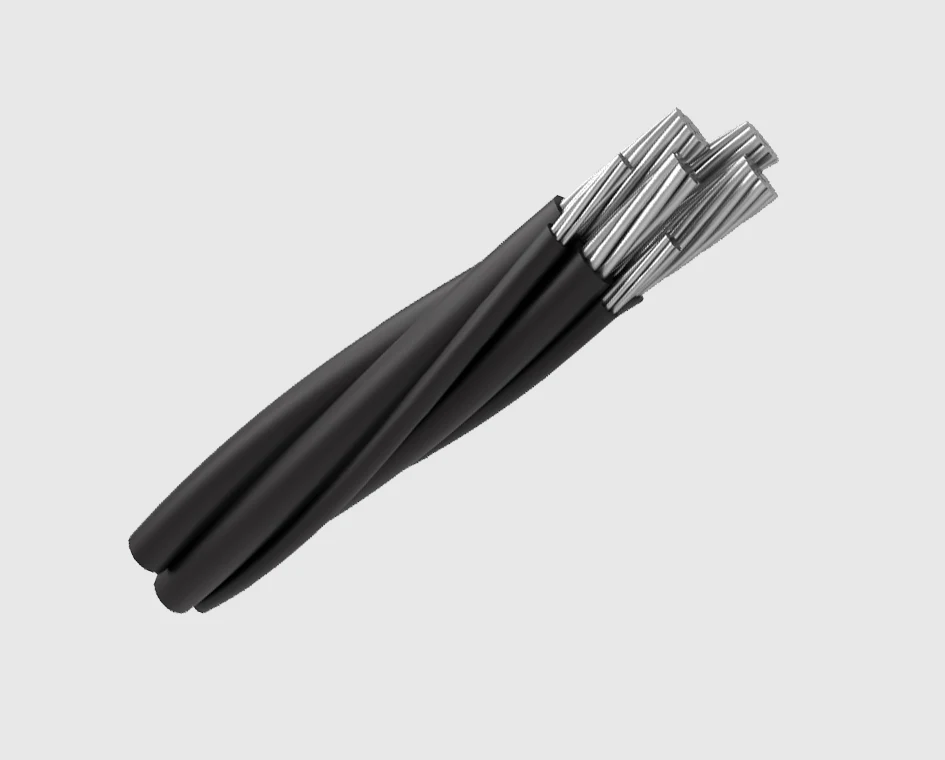 Low voltage overhead service cable
