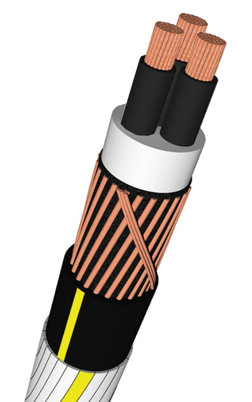 EDF V.33S34 0.6/1 kV screened cable