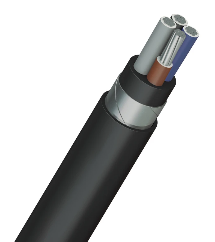 FR-N1X1G1Z4G1-AR halogen-free armoured aluminium cable
