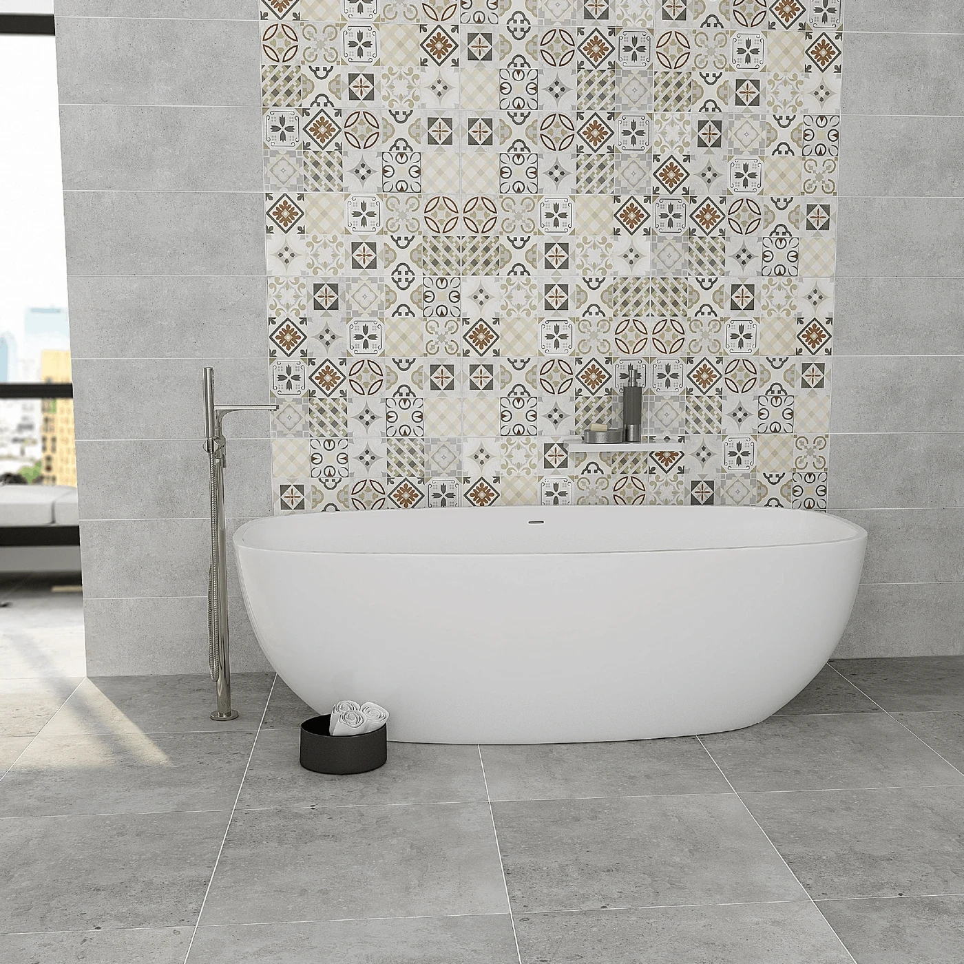 Piasentina 25 × 60 cm — Wall tile