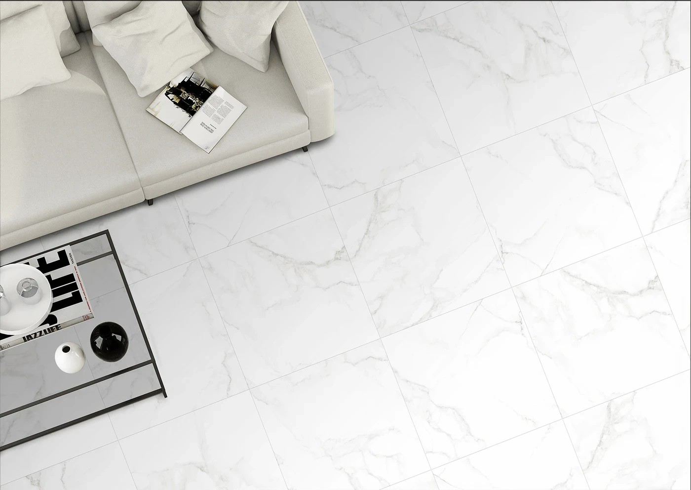 Carrara 45 × 45 cm — Porcelain tile