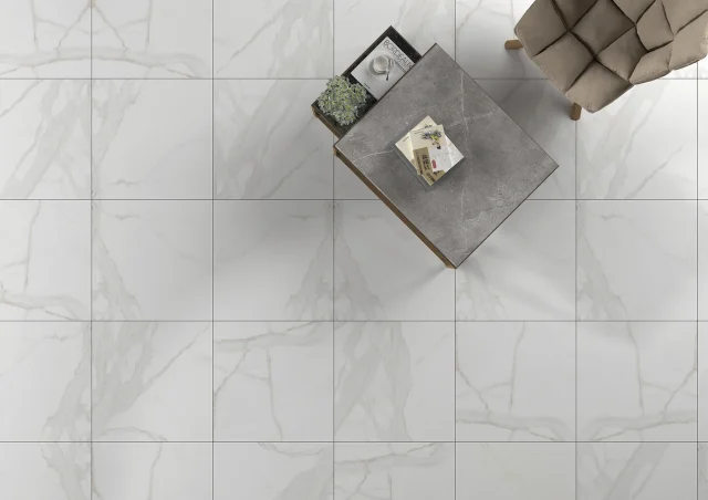 Carrara Gloss 60 × 60 cm — Porcelain tile