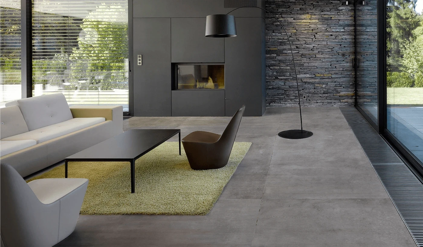 Schiste 80 × 80 cm — Porcelain tile