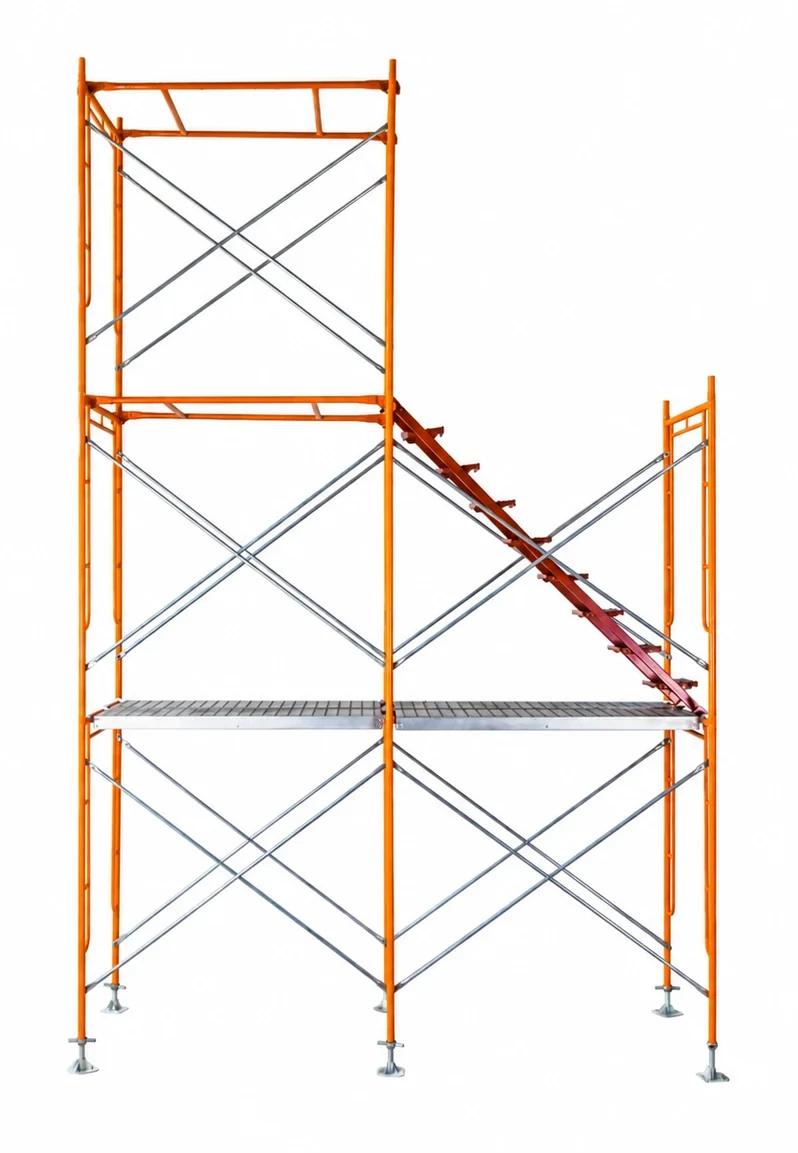 Ladder-frame scaffolding