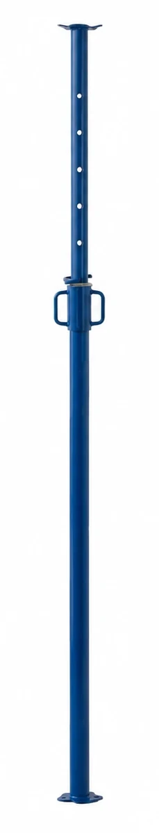 Telescopic steel props with protected thread