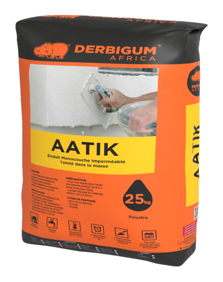 AATIK — through-coloured one-coat render