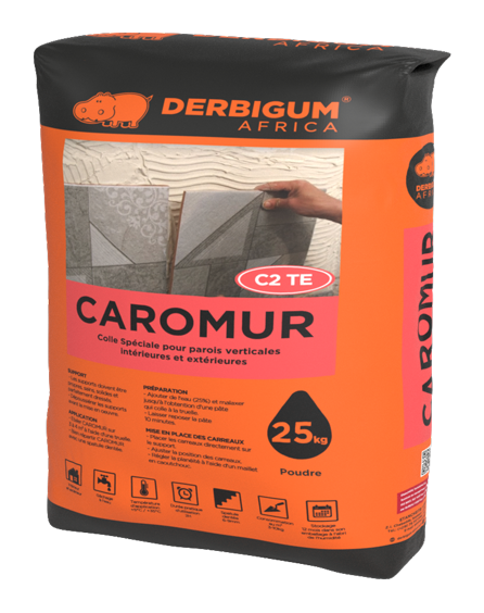 CAROMUR C2TE — white wall tile adhesive