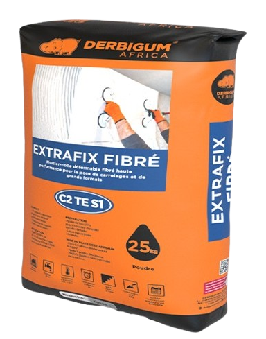 EXTRAFIX FIBRÉ C2TES1 — fibre-reinforced tile adhesive