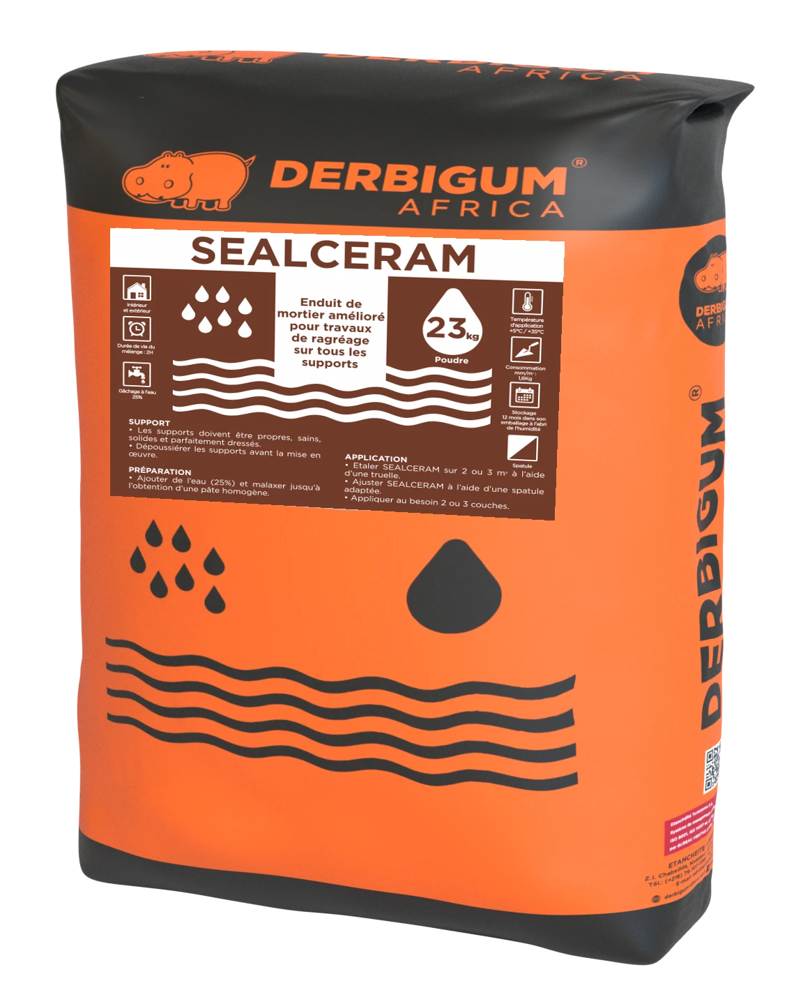 SEALCERAM — levelling and waterproofing mortar