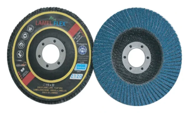 Lamelflex zirconia flap disc